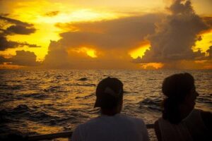Cruise Sunset Party in Castries - Entering the Sunset Party at Castries: Catamaran First, Views Fast