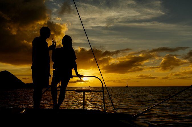 Cruise Sunset Party in Castries - After Dark: Music, Dancing, and the Congo Line Energy