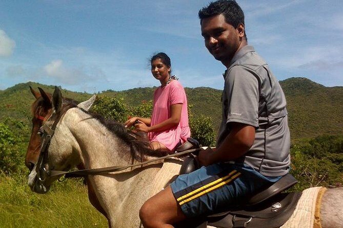 East Coast Horseback Riding & Waterfall Excursion - Stop 2 at Errand Falls / Dennery Falls: that 15–20m cliff drop