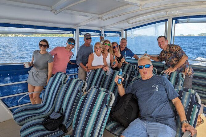 Ferry Transfer from Resorts in St. Lucia to Hewanorra Airport - On board: drinks, snacks, restroom, and the ride vibe