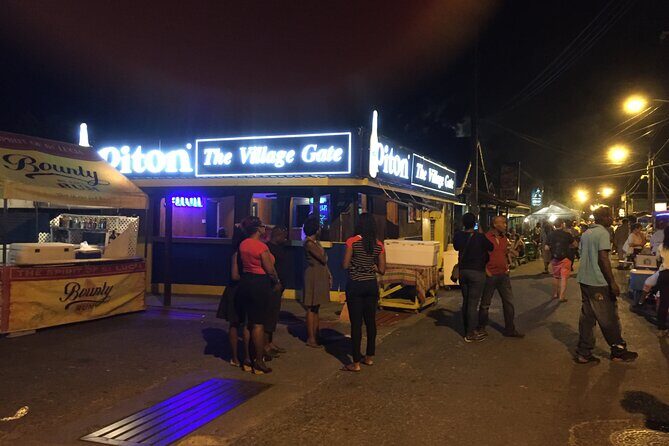 Friday Night Street Party in St. Lucia - Food and Alcohol: Expect to Pay for What You Want