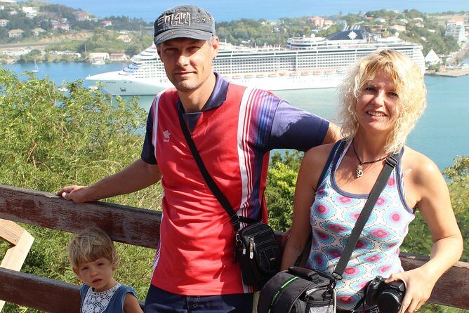 Fully flexible Private Saint Lucia Soufriere Tour (Land) - Soufrière town and the Pitons viewpoint moment