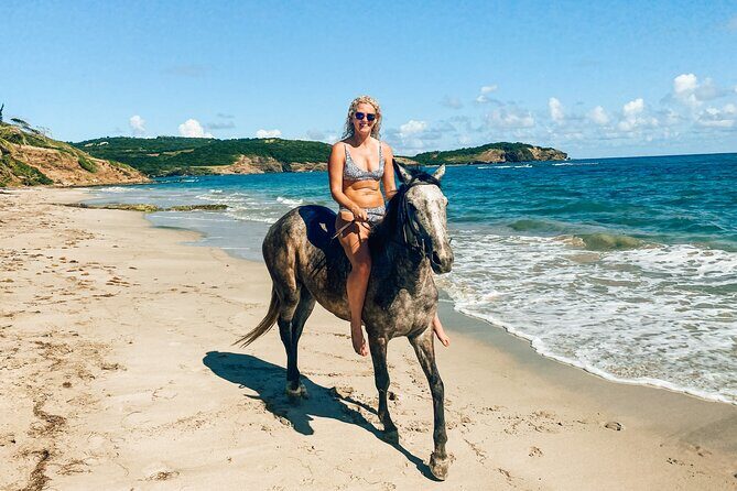 Private Beach Horseback Ride with Sandy Hoofs St. Lucia - Two Beaches Plus Photo Time: What Makes the Stops Feel Worth It