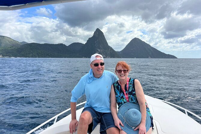 Private Boat Charter St. Lucia, boat tour to Soufriere. Full day - Safety, comfort, and the small-boat advantage