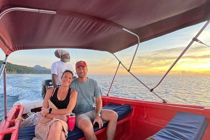 Private Boat Charter St. Lucia, boat tour to Soufriere. Half day. - Anse Chastanet Black Sand Reef: Your First Snorkel Stop