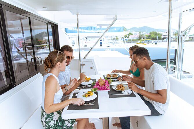 Private Full Day Luxury Catamaran Excursion - Rodney Bay Marina Boarding: How the Day Transitions Smoothly