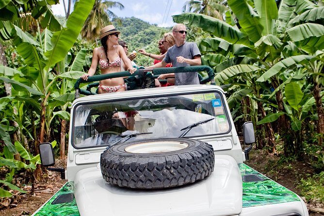 Rainforest Hike & Waterfall Safari St. Lucia From Castries - Safari Jeep Start: Castries to Morne Fortune Views
