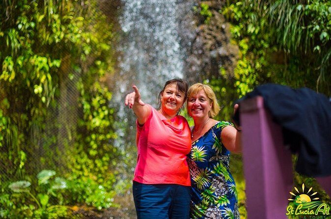 Soufriere Tour - Gems of the West - Stop 4: Toraille Waterfall for a 50-Foot Cooling Reset