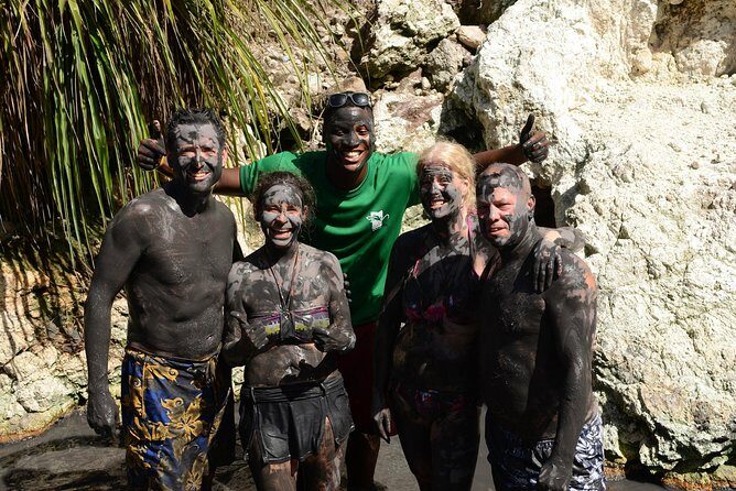 Soufriere Volcano Jeep Safari - Anse La Raye waterfall time: the short hike and the swim option