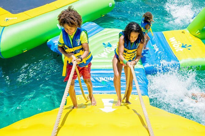 Splash Island Water Park in St Lucia - Getting There from Rodney Bay and Cruise Schedules