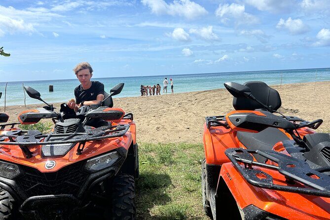 St Lucia ATV Tour : Waterfall, Plantation, Beach and Distillery - Meeting at Addventure ATV in Marigot Bay: quick start, clear setup