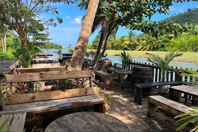 St Lucia Bamboo Rafting Experience (+Rum Tasting) - The river segment: rainforest, mangroves, and the end-of-trip dip