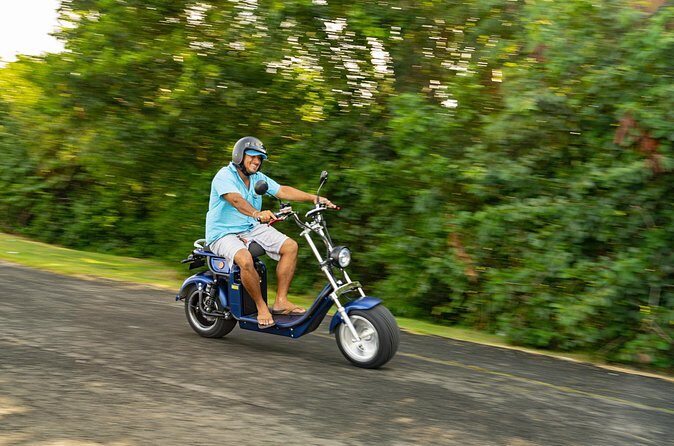St.Lucia Beaches and Backroads Tour by Electric Big-Wheel Scooter - Stop 3: Gros Islet fishing village and the old chapel