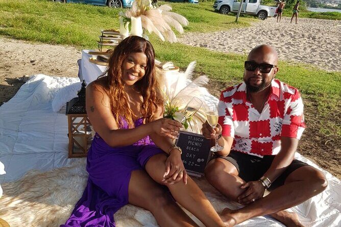 St Lucia Beachfront Sunset Picnics - Service personalities: Steve, Donna, Vernita, and Nigel make it feel personal