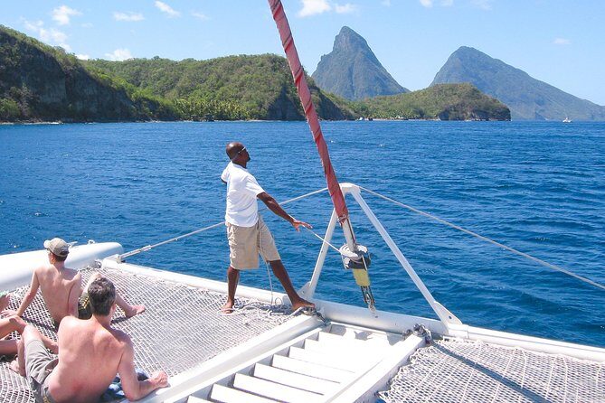 St Lucia Catamaran Day Sailing and Sightseeing Tour - Diamond Botanical Gardens: tropical plant trails and waterfall viewing