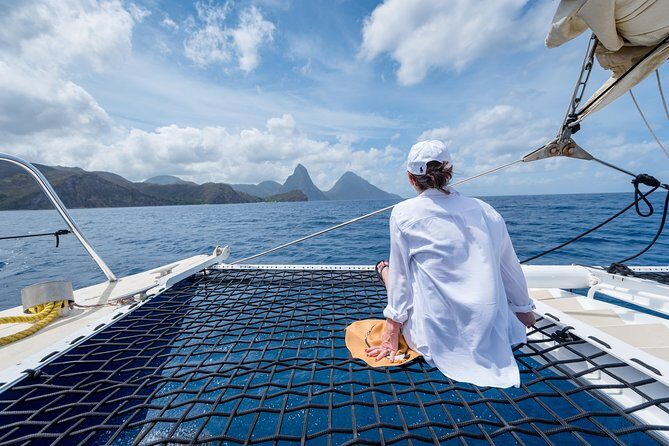St Lucia Catamaran Day Sailing and Sightseeing Tour - Lunch timing and what the buffet is like