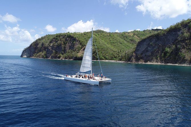 St Lucia Catamaran Day Sailing and Sightseeing Tour - Marigot Bay and the beach/snorkel time that makes the day feel like a holiday