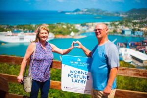 St Lucia Cruise Ship Excursion - Soufriere area: town views and banana time