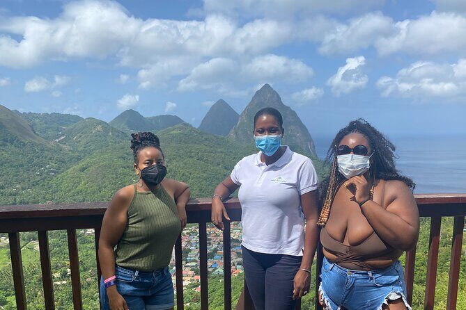 St Lucia Diamond Mineral and Mud Baths Plus Waterfall Adventure - Stop 1: Sulphur Springs, Hot Black Water Pools, and Mud Baths