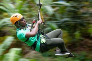 St. Lucia Zip line, Aerial Tram and Hiking tour Ultimate 3 - How the day flows: tram up, canopy flying, hike back