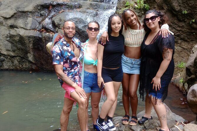 Waterfall and Beach Safari in Santa Lucia - The West-Coast Beach Finish: Sugar Sand and Calm Water